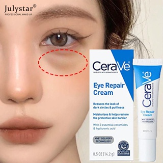 JULYSTAR Cerave Skin Renewing/eye Repair Cream14.2g ลดริ้วรอยสำหรับความหมองคล้ำและถุงใต้ตา