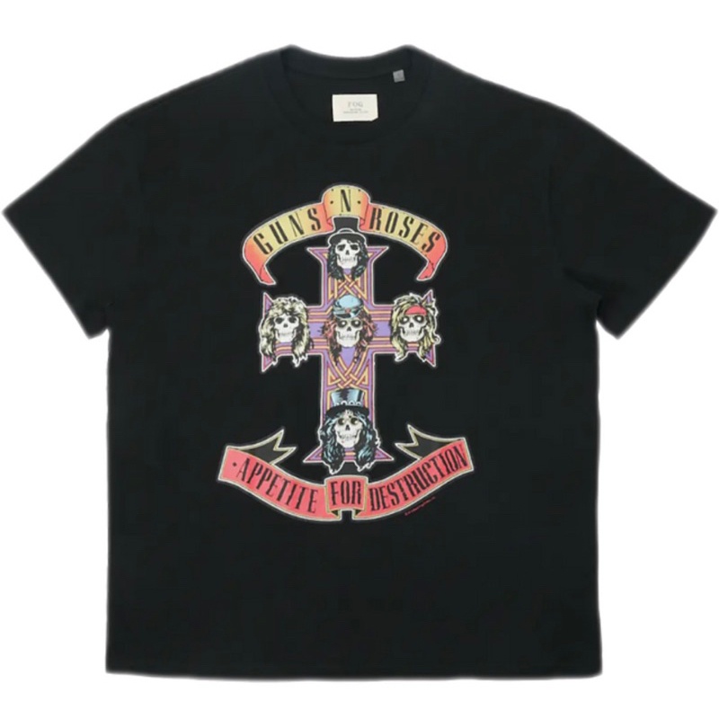 【Hot】 FOG ESSENTIALS GUNS N' ROSES BOXY TEE | Shopee Thailand