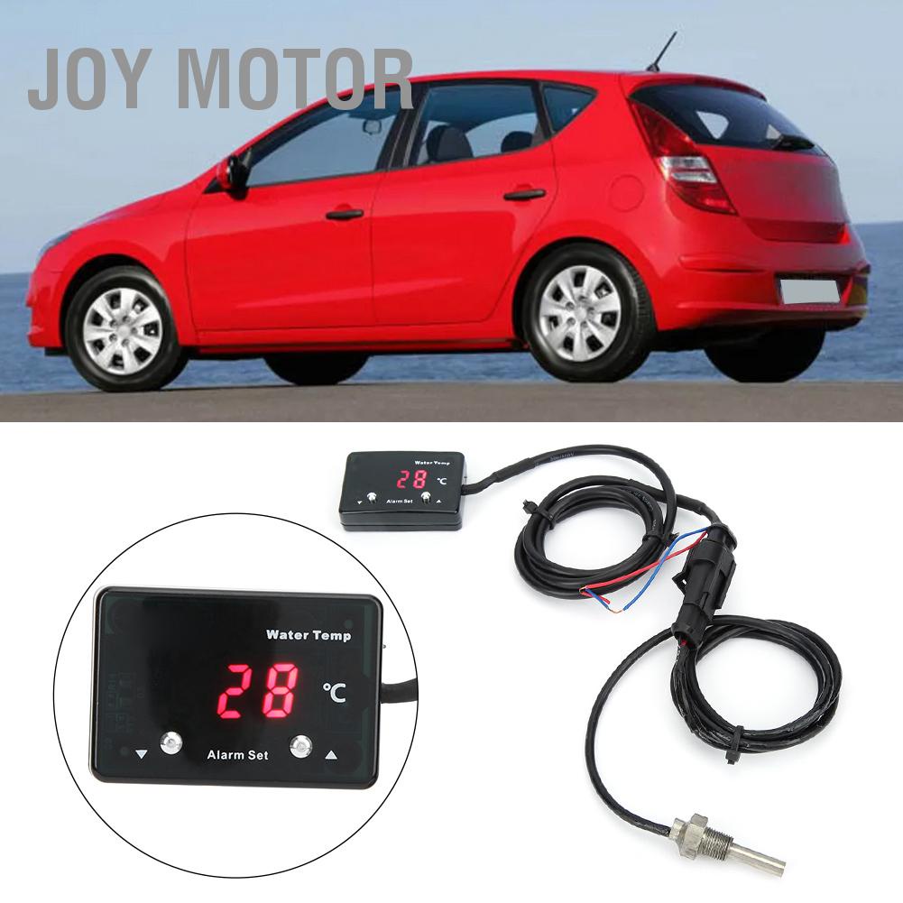 JOY Motor 1/8in NPT Sensor เครื่องวัดอุณหภูมิน้ำดิจิตอลจอแสดงผล Turbo ...