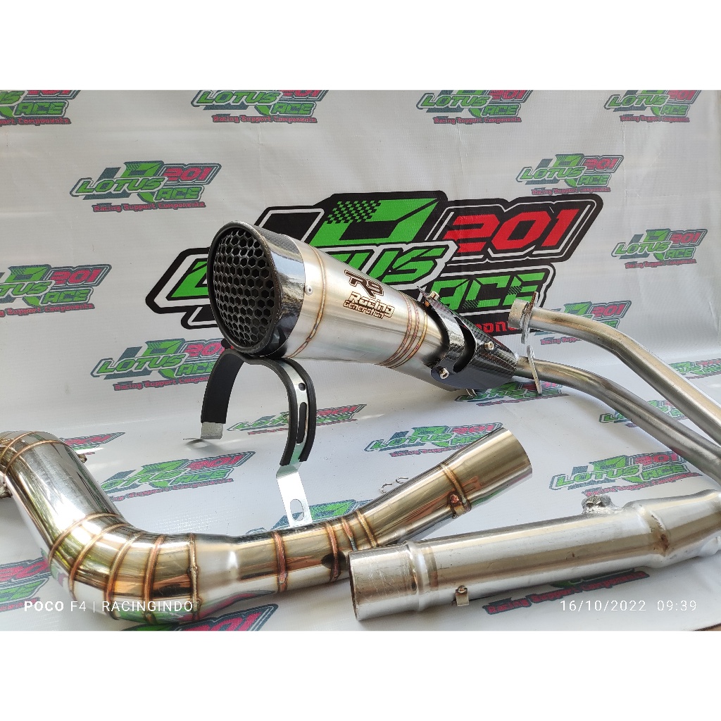 ท่อไอเสีย r9 h2 ss ninja 250 cbr 250 rr yamaha r25 kawasaki z250 ninja ...