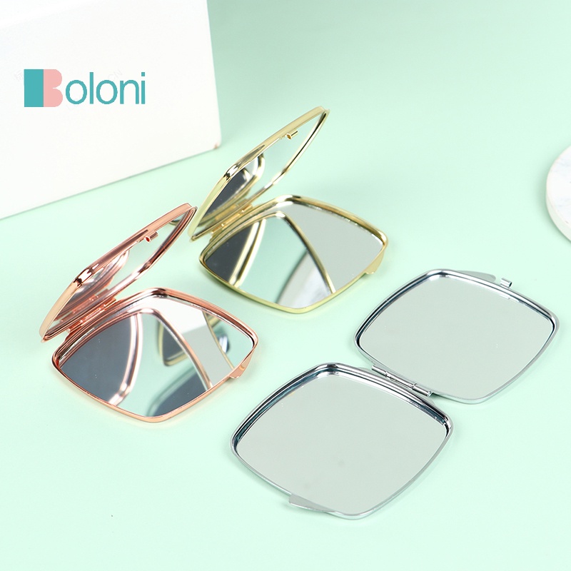 [Boloni] ใหม่ กระจกแต่งหน้า ทรงกลม ขนาดกะทัดรัด | Shopee Thailand
