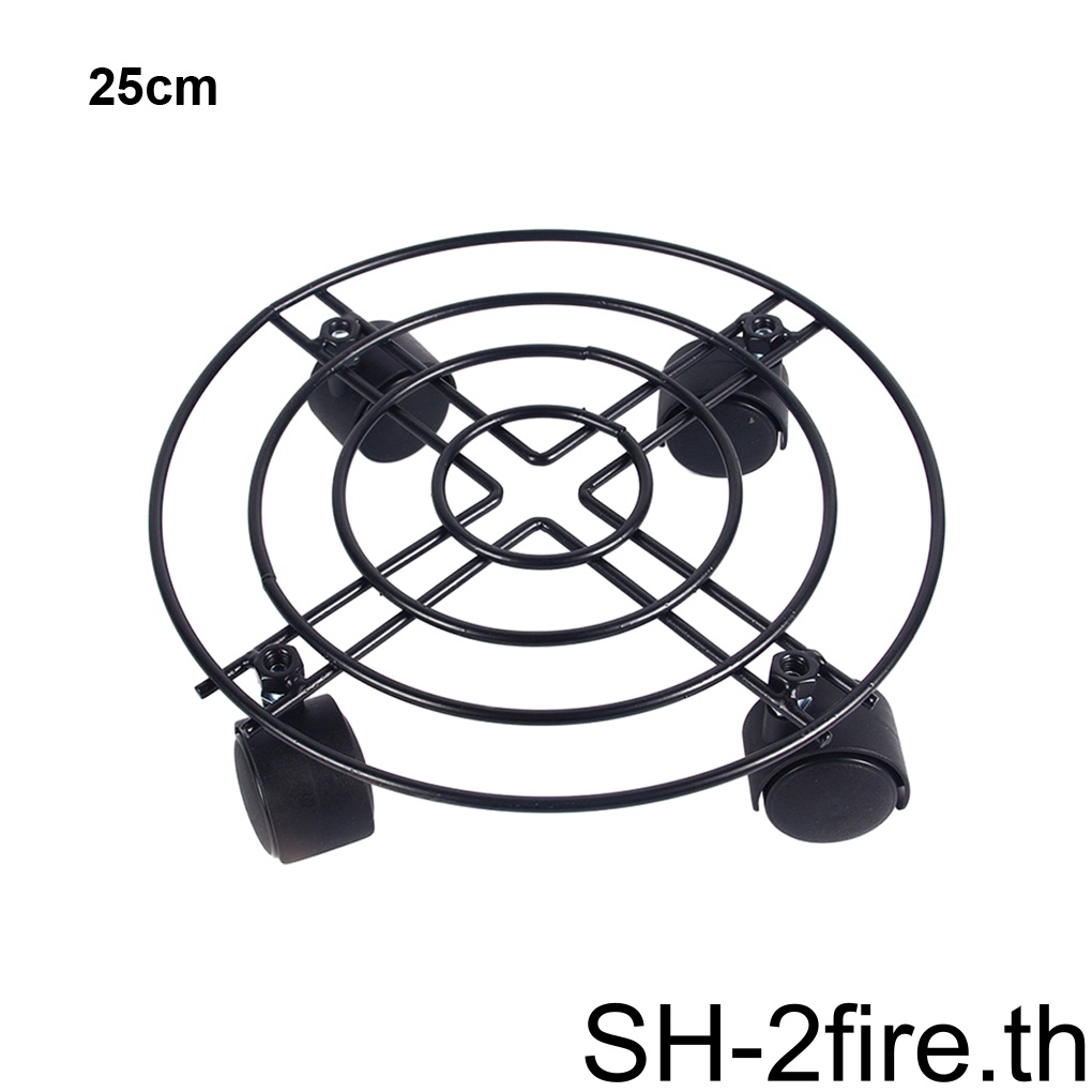ล้อหมุนกระถางต้นไม้-ทรงกลม-เคลื่อนย้ายง่าย-พร้อมล้อเบรก-1-2-3