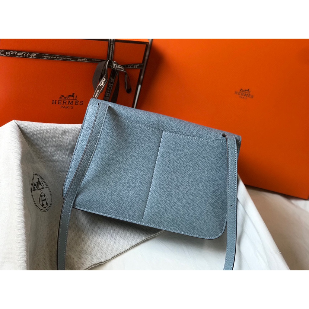 พรี-ราคา10700-hermes-halzan-หนังแท้-กระเป๋าแฟชั่น-กระเป๋าสะพาย30cm