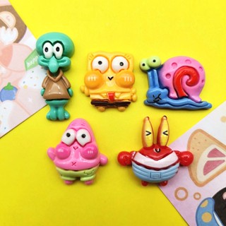 สติกเกอร์เรซิ่น รูปการ์ตูน SpongeBob SquarePants Pie Star diy สําหรับติดตกแต่งโทรศัพท์มือถือ