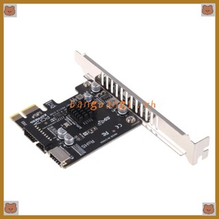 Bang การ์ดต่อขยาย PCI-E เป็น USB 3 0 5Gpbs Type E PCI สําหรับ Express Card 19 20 Pin สําหรับแผงด้านหน้า Type C Ada