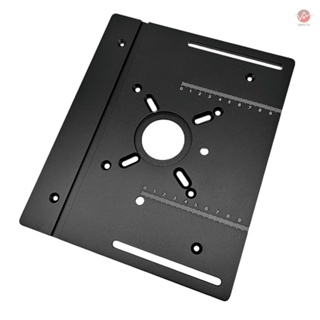 Router Table Insert Plate for Wood Milling Aluminum Alloy Flip Board Trimming Machine Engraving Tool Woodworking Benches