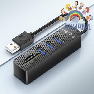 [armani1.th] ฮับแยก USB 5/8 IN 1 480Mbps สําหรับคอมพิวเตอร์ แล็ปท็อป และ Macbook