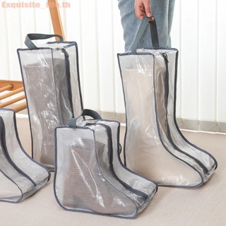 Transparent Shoe Storage Bag Portable Shoe Rack Travel Length Boots Shoe Box Dust and Rain Bag Useful Things at Home