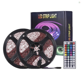 Audioworld สายไฟ LED RGB 5050 65.6 ฟุต เปลี่ยนสีได้ พร้อมรีโมตคอนโทรล สําหรับตกแต่งบ้าน ห้องครัว เตียง