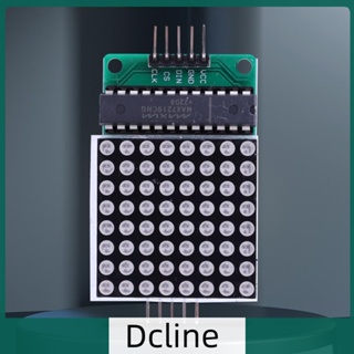 [Dcline.th] Max7219 โมดูลควบคุมไฟ LED MCU เอาท์พุต 8x8 แคโทดทั่วไป