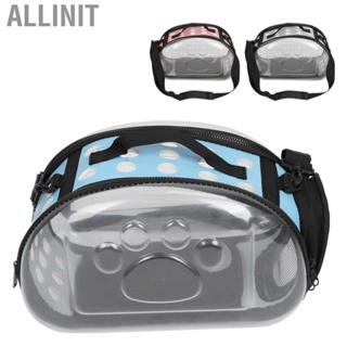 Allinit Collapsible Pet Carrying Pack Transparent  Dog Puppy Carrier Shoulder Bag