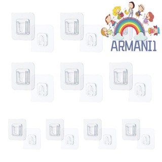 [armani1.th] ตะขอแขวนผ้าขนหนู แบบติดผนัง ไม่ต้องเจาะ แข็งแรง 10 ชิ้น