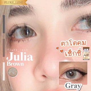 คอนแทคเลนส์ Mayalens 🤎 Julia brown gray 🤎 (โตกลาง) ใส่สบายตา กรองแสง ผลิตที่เกาหลี 🇰🇷 ของแท้