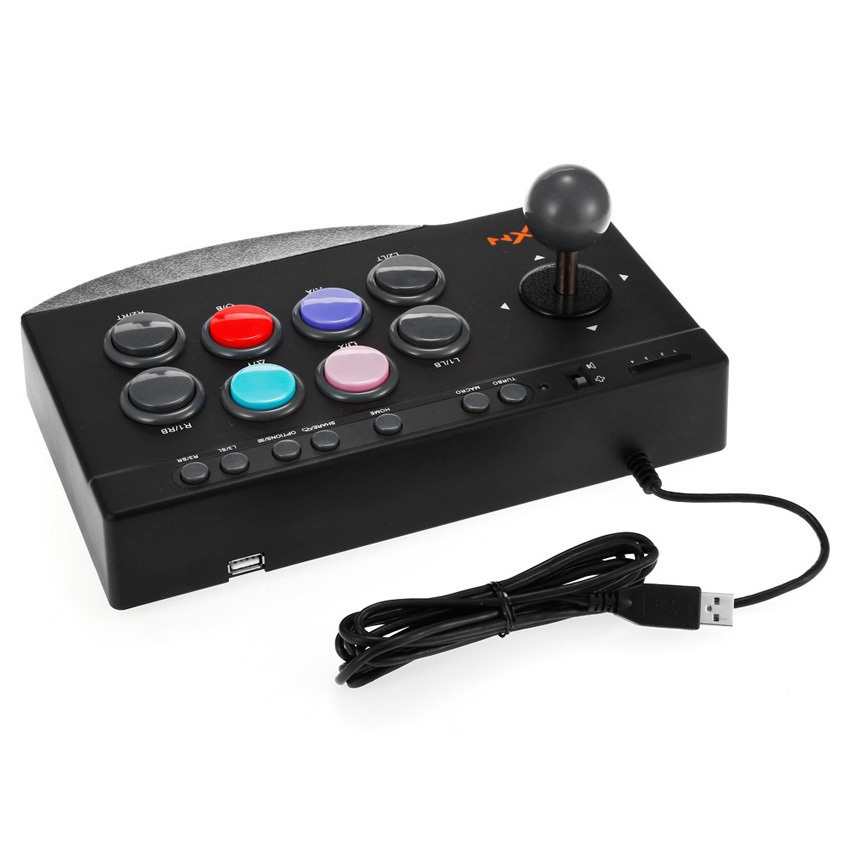 pxn-0082-จอยสติ๊กควบคุมเกม-arcade-fightstick-สําหรับ-pc-android-ps3-ps4-xbox-one-switch