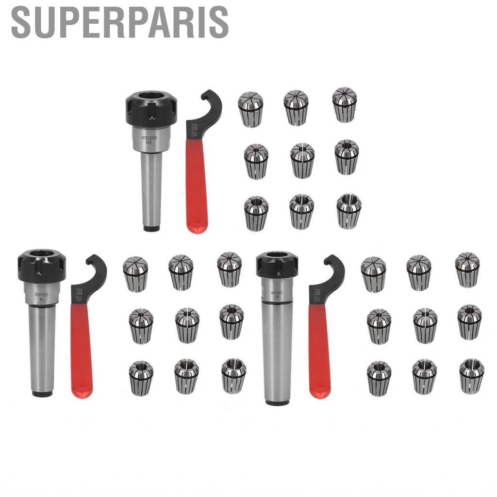 Superparis ER25 Spring Clamp Morse Taper Shank Tool Holder Connecting