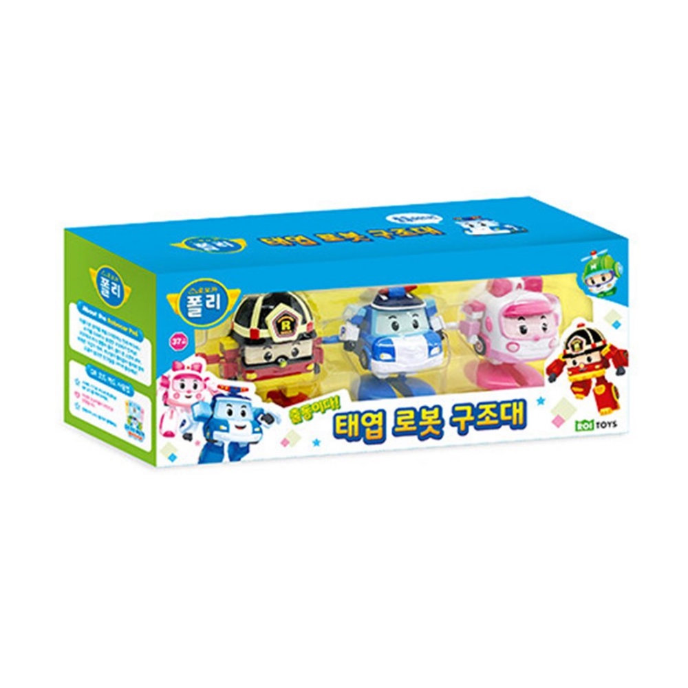 6-Piece Poly Robocar Transform Robot Roy Fire Tamin Traffic Rescue Team Children S Toy Car Set Holiday Birthday Gift L10cm