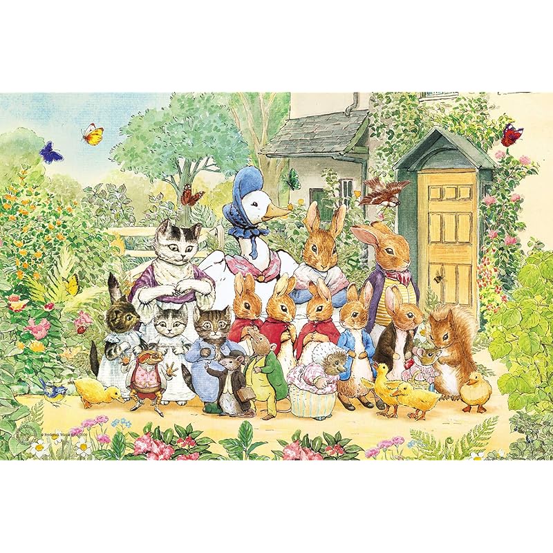Epoch 1000 pieces Jigsaw Puzzle PETER RABBIT™ Family & Friends (50x75cm ...