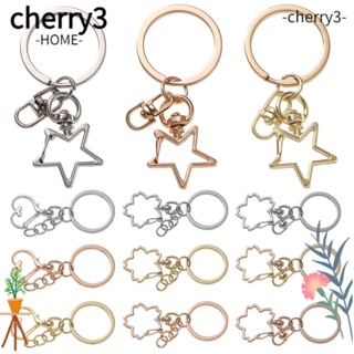 Cherry3 ตะขอก้ามปู สําหรับทําเครื่องประดับ สร้อยคอ พวงกุญแจ DIY 5 ชิ้น