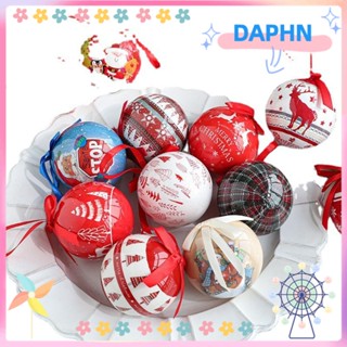 Daphs ลูกบอลพลาสติก สําหรับแขวนตกแต่งต้นคริสต์มาส 2 ชิ้น