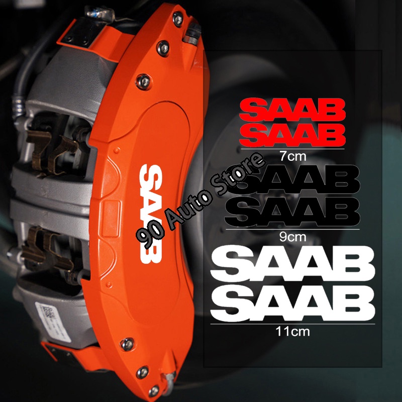 สติกเกอร์ฟิล์ม-ตราสัญลักษณ์คาลิปเปอร์-ติดตัวถังรถยนต์-สําหรับ-saab-900-93-9000-1993-1995-6-ชิ้น