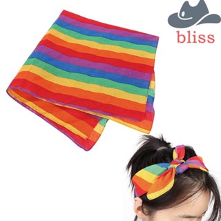 Bliss ที่คาดผม ตกแต่งแฟชั่น ผ้าพันคอสี่เหลี่ยม เครื่องประดับผม ผ้าคลุมศีรษะกีฬา ผ้าพันคอซับเหงื่อ ที่คาดผม DIY