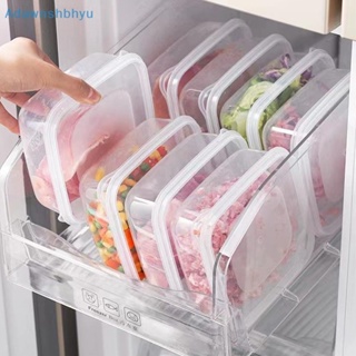Adhyu กล่องพลาสติกซีลเก็บอาหารในตู้เย็น สําหรับเตาอบไมโครเวฟ TH
