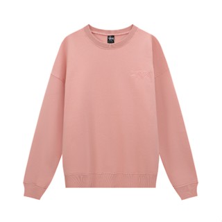 สินค้าพร้อมส่ง !! เสื้อกันหนาวแขนยาวลําลอง คอกลม ปักลายโลโก้ Stuss-y สําหรับผู้ชาย และผู้หญิง