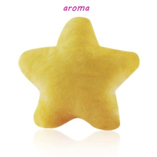 Aroma หมอนตุ๊กตานุ่ม รูปดาวห้าแฉก สีเหลือง สีชมพู สีแดง ขนาด 40 ซม. สําหรับตกแต่งบ้าน