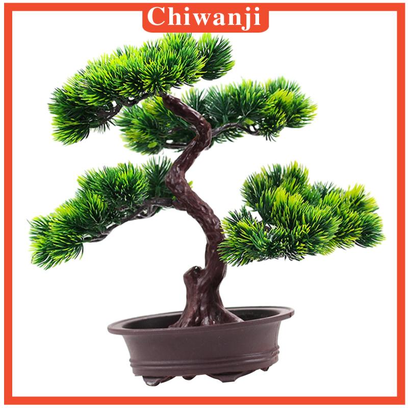 chiwanji-ต้นบอนไซจําลอง-เหมือนจริง-สีเขียว-สําหรับตกแต่งบ้าน-ห้องนอน