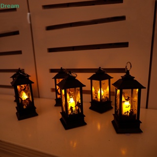&lt;Dream&gt; โคมไฟ LED รูปฟักทอง ปราสาท สไตล์วินเทจ สําหรับแขวนตกแต่งปาร์ตี้ฮาโลวีน ลดราคา