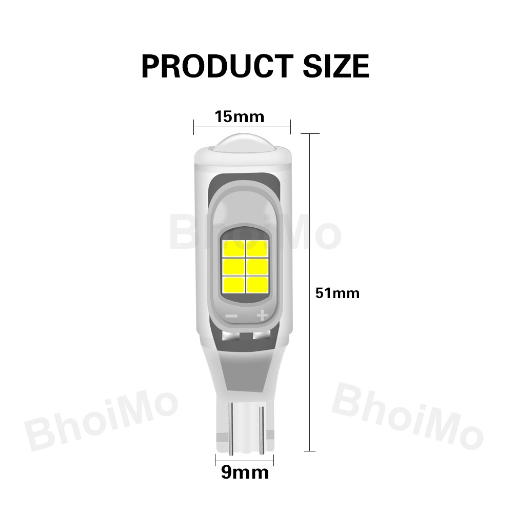 bhoimo-หลอดไฟสัญญาณเบรก-5smd-t10-w5w-led-16smd-1156-1157-p21w-p21-5w-w21w-t15-w16w-w21-5w-2835-สําหรับติดป้ายทะเบียนรถยนต์-รถจักรยานยนต์