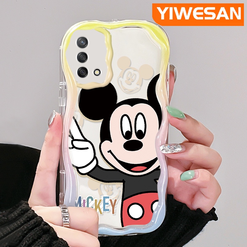 เคสโทรศัพท์มือถือ-ซิลิโคนใส-กันกระแทก-ลายการ์ตูนมิกกี้เมาส์น่ารัก-สีครีม-สําหรับ-oppo-a74-4g-a95-4g-f19-f19s-reno-6-lite