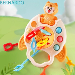 Bernardo Montessori ของเล่นประสาทสัมผัสนักบินอวกาศ|ของเล่นดึงเชือก รูปสัตว์ เสริมการเรียนรู้เด็ก