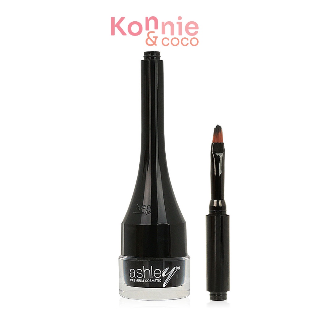 ashley-black-eyeliner-gel-3g-เจลอายไลเนอร์-สีดำเข้มสนิท