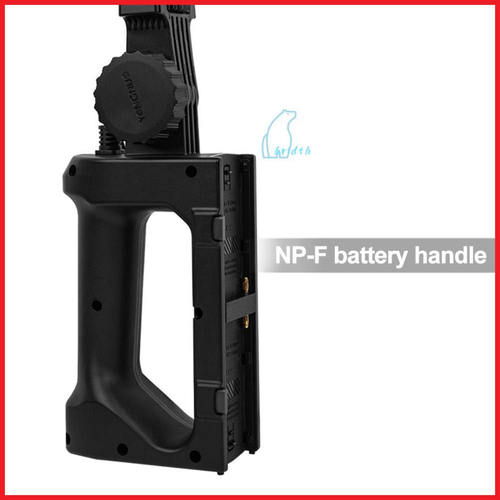 YONGNUO YNLUX200 LED Video Light Battery Handle Power Supply Base Camera Light Handle for