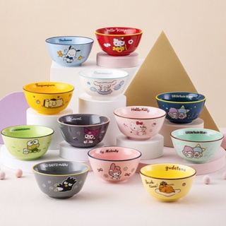 【ลดล้างสต๊อค】🥣ถ้วยซุป ถ้วยเซรามิค ชาม Sanrio Character Ceramic น่ารัก งานแท้ ขนาด 11.8×5.8 cm มี 10 ลาย