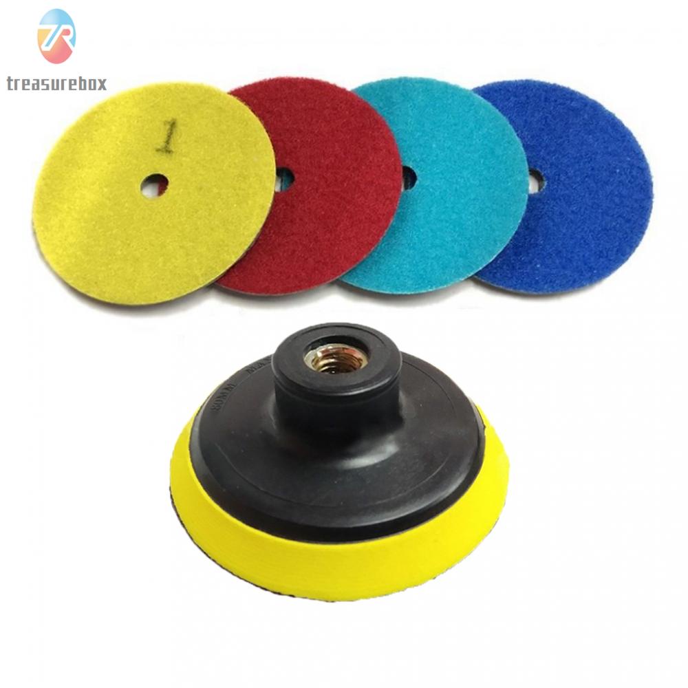【TRSBX】Polishing Pad 1/2/3/4Grit Diamond Dry Granite Tool Grinders