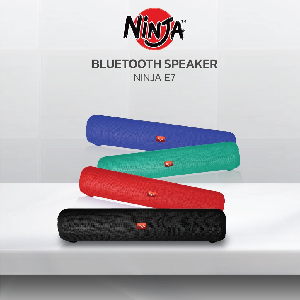 ราคาและรีวิวBlackwhite ลำโพงบลูทูธ E7 speaker sound bar เกรด A 100 % (เสียงดีมาก) ดังดีสุดๆ ลำโพงพกพา Bluetooth ....