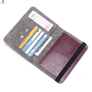 กระเป๋าสตางค์ ใส่หนังสือเดินทาง กันน้ํา ปิดกั้น RFID พร้อมช่องใส่บัตร
