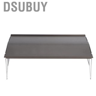 Dsubuy Practical Sturdy Portable Aluminium Alloy Folding Table Picnic Durable Easy to Install  Surface for Camping Hiking