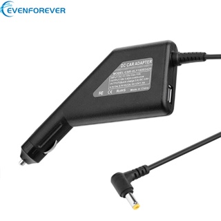 Ev อะแดปเตอร์ชาร์จโทรศัพท์มือถือ USB 19V QC3 0 5 5x2 5 มม. สําหรับแล็ปท็อป รถยนต์