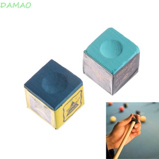 Damao ชอล์กไม้คิว แคลเซียมคาร์บอเนต กันลื่น ทนทาน สีเขียวมันวาว สําหรับเล่นบิลเลียด