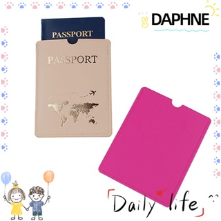 Daphne กระเป๋าใส่บัตรเครดิต หนังสือเดินทาง หนัง PU กันน้ํา แฟชั่นสําหรับผู้หญิง
