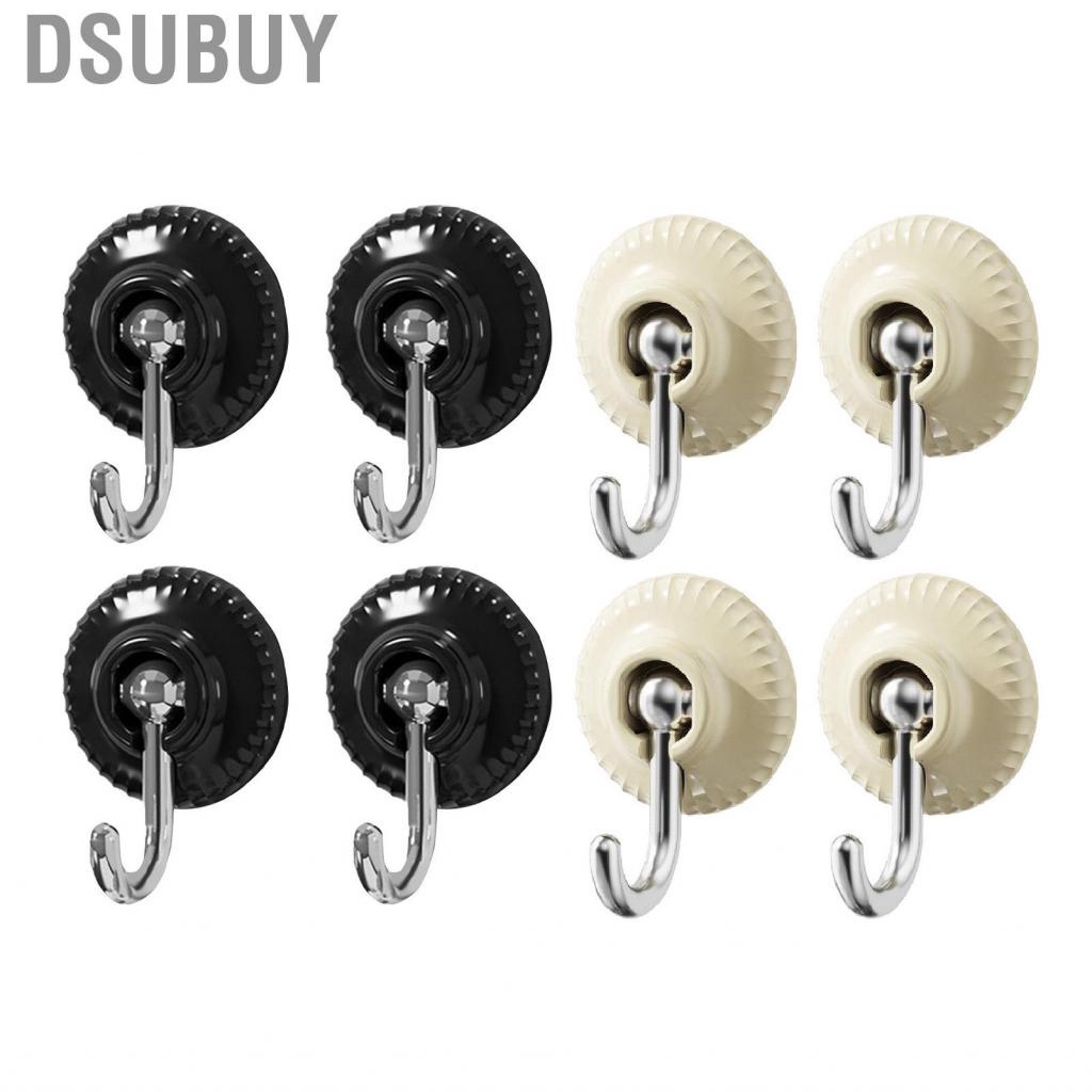 dsubuy-adhesive-hangers-4pcs-hole-free-bathroom-hooks-round-plastic-for-robe-living-room