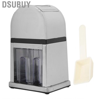 Dsubuy Manual Ice Crusher Labor Saving Hand Crank Shaved Machine With Transparent