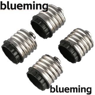 Blueming2 อะแดปเตอร์ซ็อกเก็ตหลอดไฟ E40 E39 เป็น E27 E26 ทนความร้อน สีดํา 6 ชิ้น