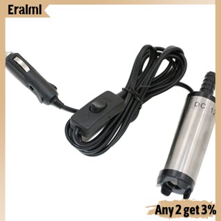 Eralml ปั๊มถ่ายโอนน้ํามันเชื้อเพลิง 12V DC สําหรับตั้งแคมป์ ตกปลา