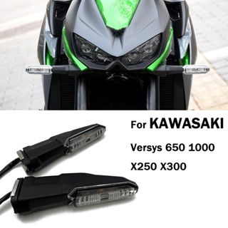 ไฟเลี้ยวรถจักรยานยนต์ LED สําหรับ Kawasaki X250 X300 2017-2020 Versys650 2015-2020 Versys1000 2012-2020