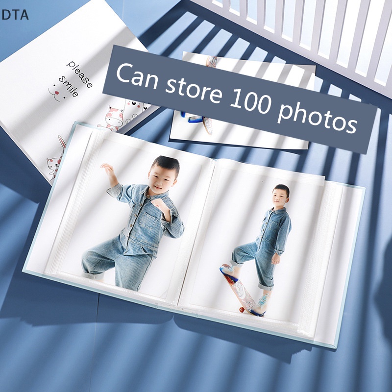 dta-อัลบั้มรูปภาพพลาสติก-6-นิ้ว-100-ชิ้น-สําหรับตกแต่งสมุดภาพ-งานแต่งงาน