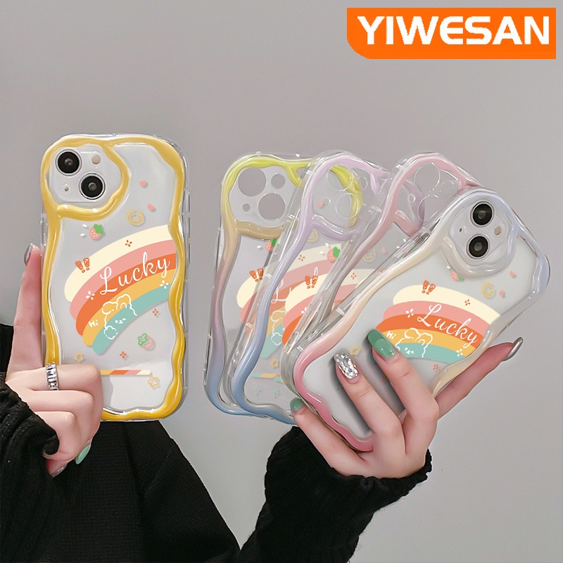 เคสโทรศัพท์มือถือ-ซิลิโคนใส-กันกระแทก-ลายการ์ตูนสายรุ้ง-สําหรับ-samsung-galaxy-a13-a13-5g-a04s-a14